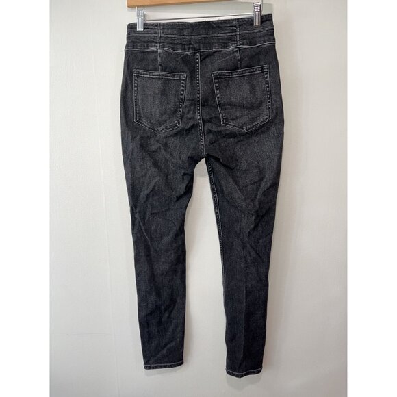 We The Free Womens High-Waisted Skinny Jeans Size 28‎ Black & Grey - Picture 2 of 7